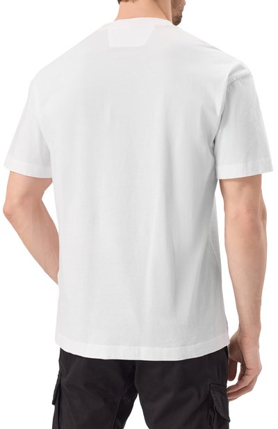 Хлопковая футболка C.P. COMPANY, арт. 18CMTS177A005100W, фото 4