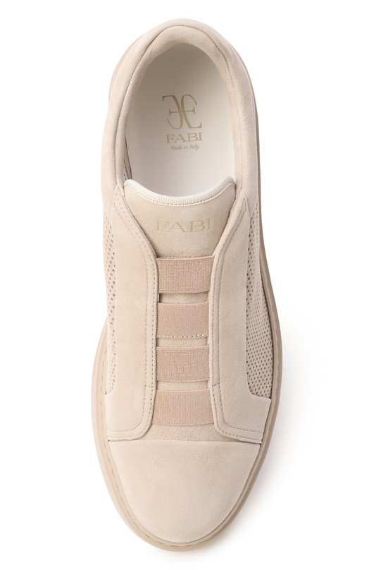 Замшевые кеды Polignano Fabi FU1326/CAM0SCI0NE Бежевый  FU1326/CAM0SCI0NE Фото 5