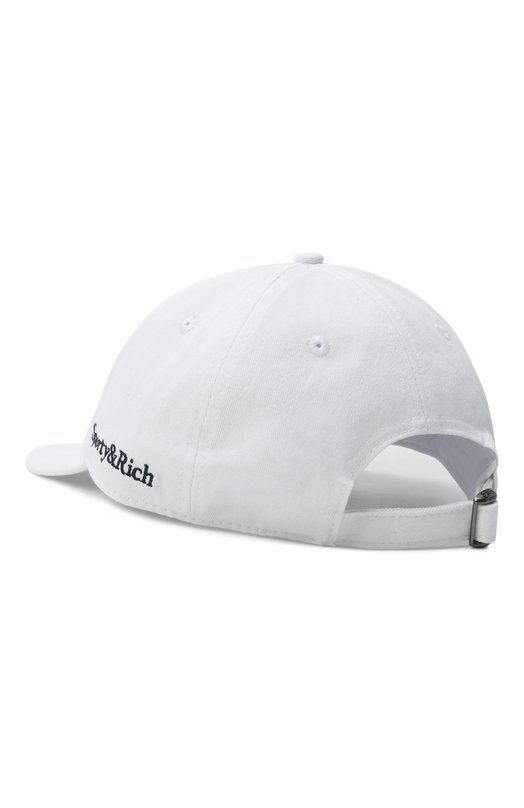 Хлопковая бейсболка Sporty and Rich AC040620241WH01 Белый  AC040620241WH01 Фото 3