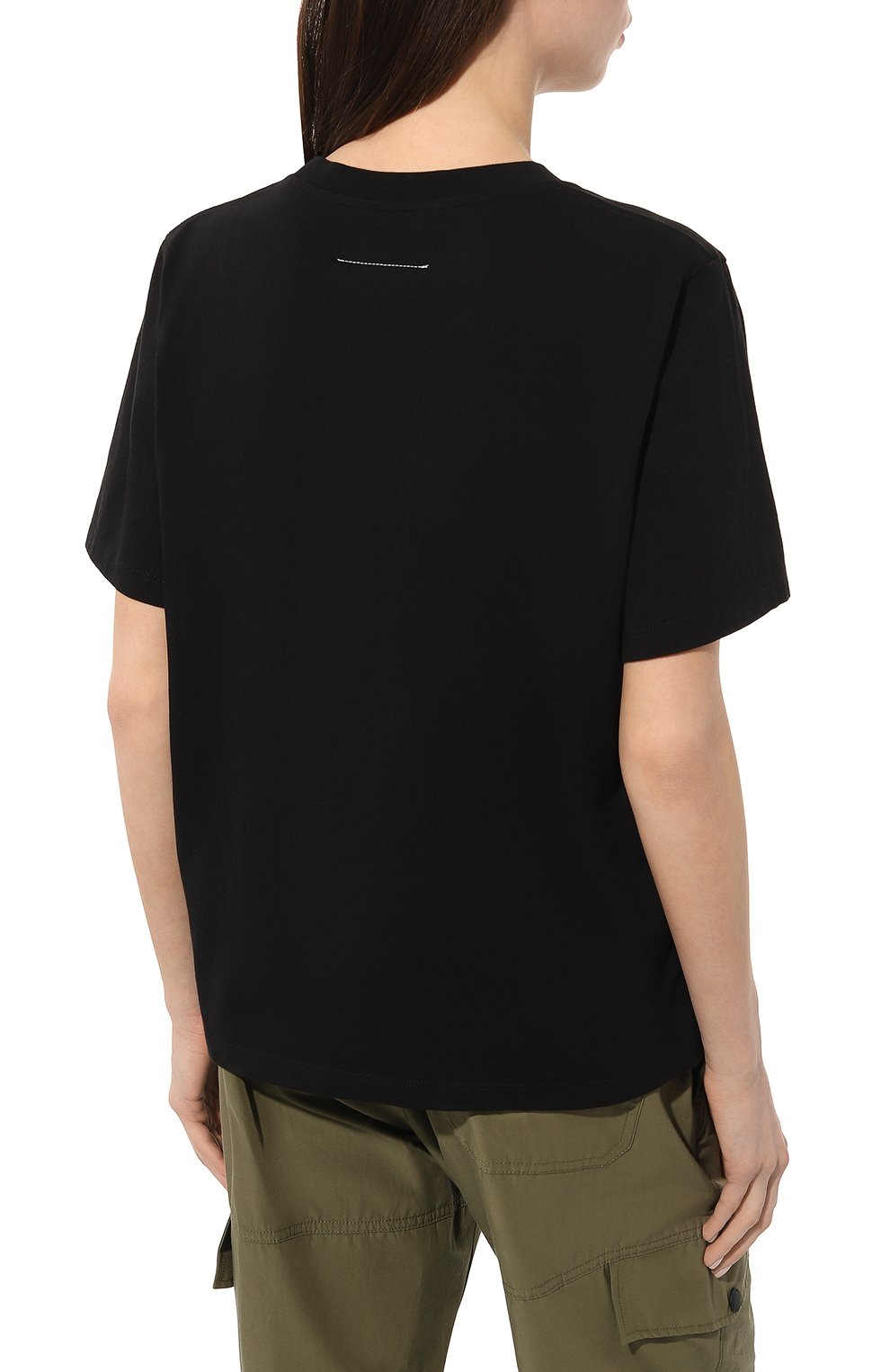 Хлопковая футболка MM6, арт. S62GD0152/S23588, фото 4