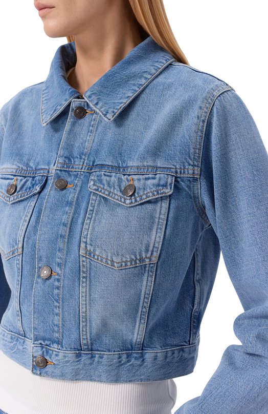 Джинсовая куртка The Off Duty Frame Denim 8024813/THE 0FF DUTY CLASSIC JACKET Голубой  8024813/THE 0FF DUTY CLASSIC JACKET Фото 5