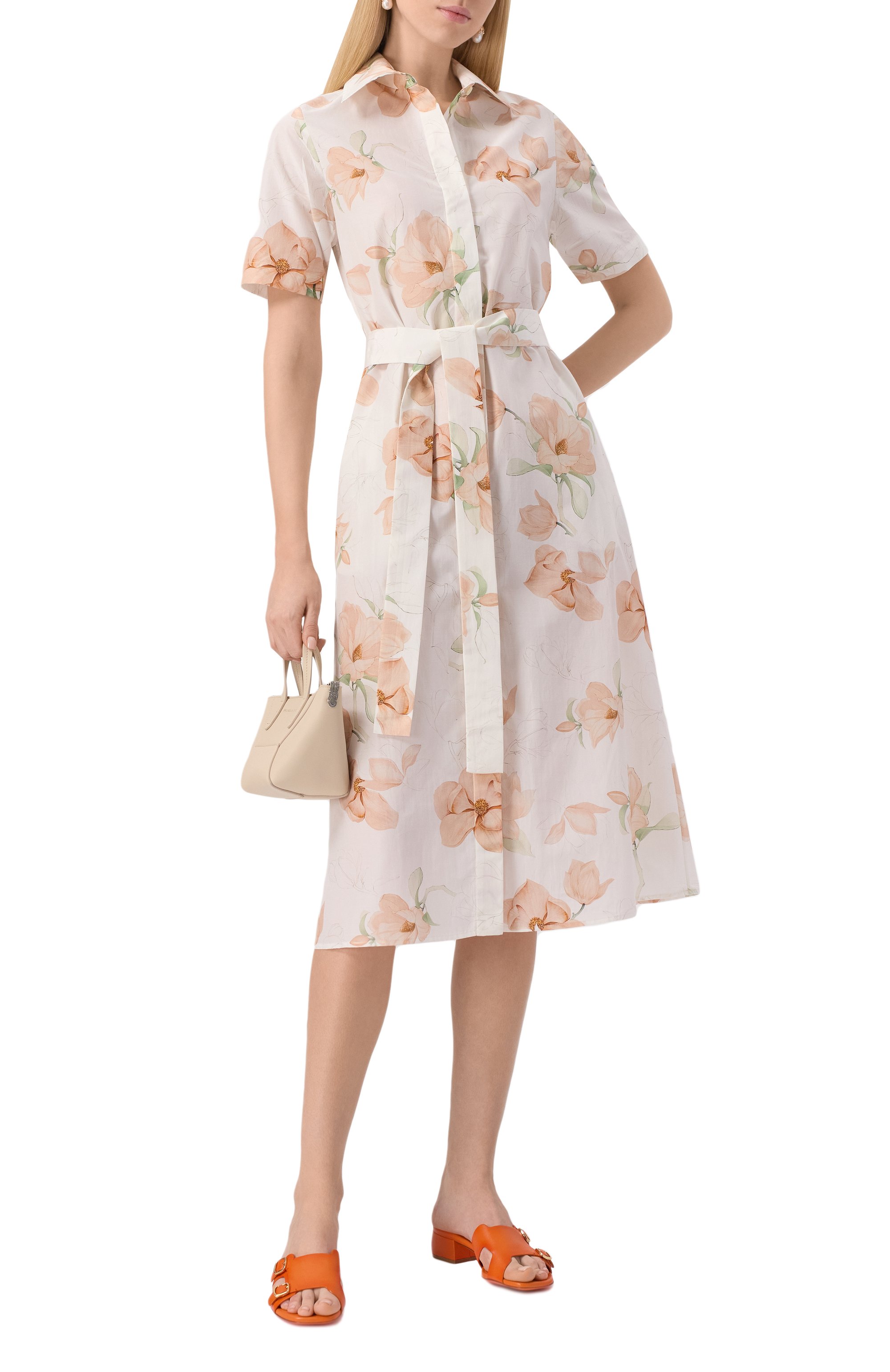 Платье из хлопка и шелка COLOMBO, арт. AB00358/F/T0294-U-1V, фото 2