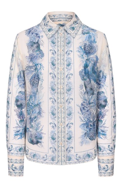 Женская хлопковая рубашка ZIMMERMANN, арт. 5853TRS262