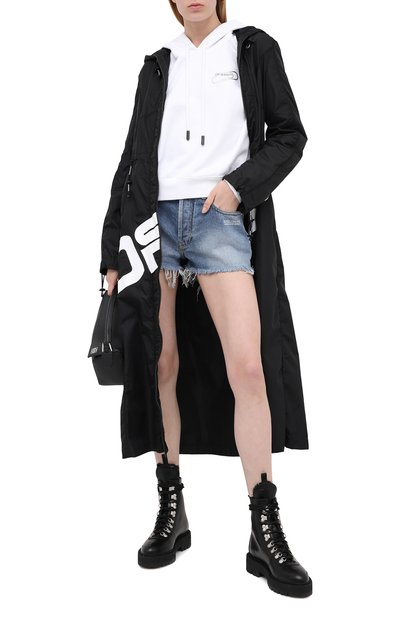 Хлопковое худи OFF-WHITE, арт. 0WBB016E20FLE0010110, фото 2
