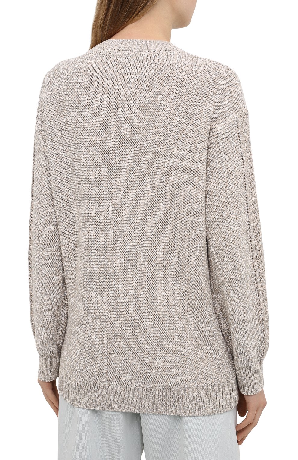 Хлопковый свитер STELLA MCCARTNEY разноцветного цвета по цене 99500 руб., арт. 603174/S2252, фото 4 Хлопковый свитер STELLA MCCARTNEY, арт. 603174/S2252, фото 4