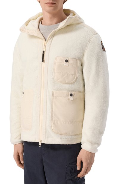 Толстовка PARAJUMPERS кремового цвета по цене 59150 руб., арт. 26WMPMFLQS01, фото 3 Толстовка PARAJUMPERS, арт. 26WMPMFLQS01, фото 3