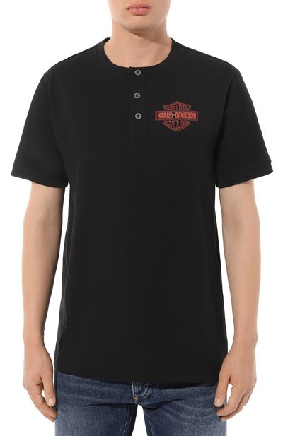 Хлопковая футболка HARLEY-DAVIDSON, арт. 96837-23VM, фото 3