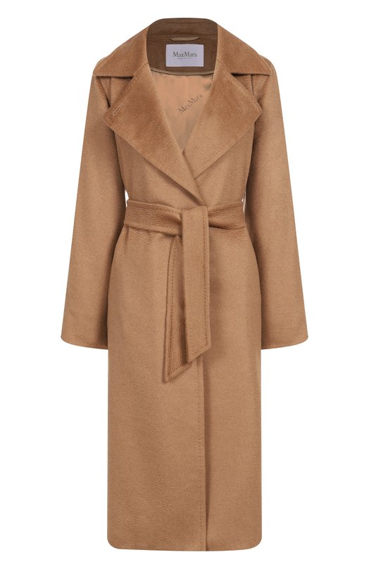 Шерстяное пальто Max Mara MANUELA Бежевый MANUELA