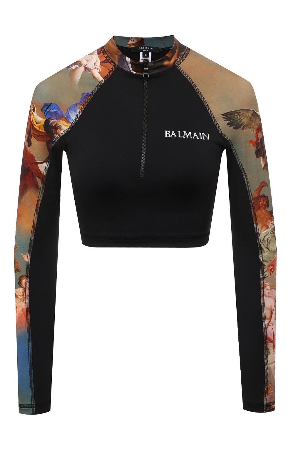 Топ BALMAIN черного цвета по цене 43550 руб., арт. BKMUL1570, фото 1 Топ BALMAIN, арт. BKMUL1570, фото 1