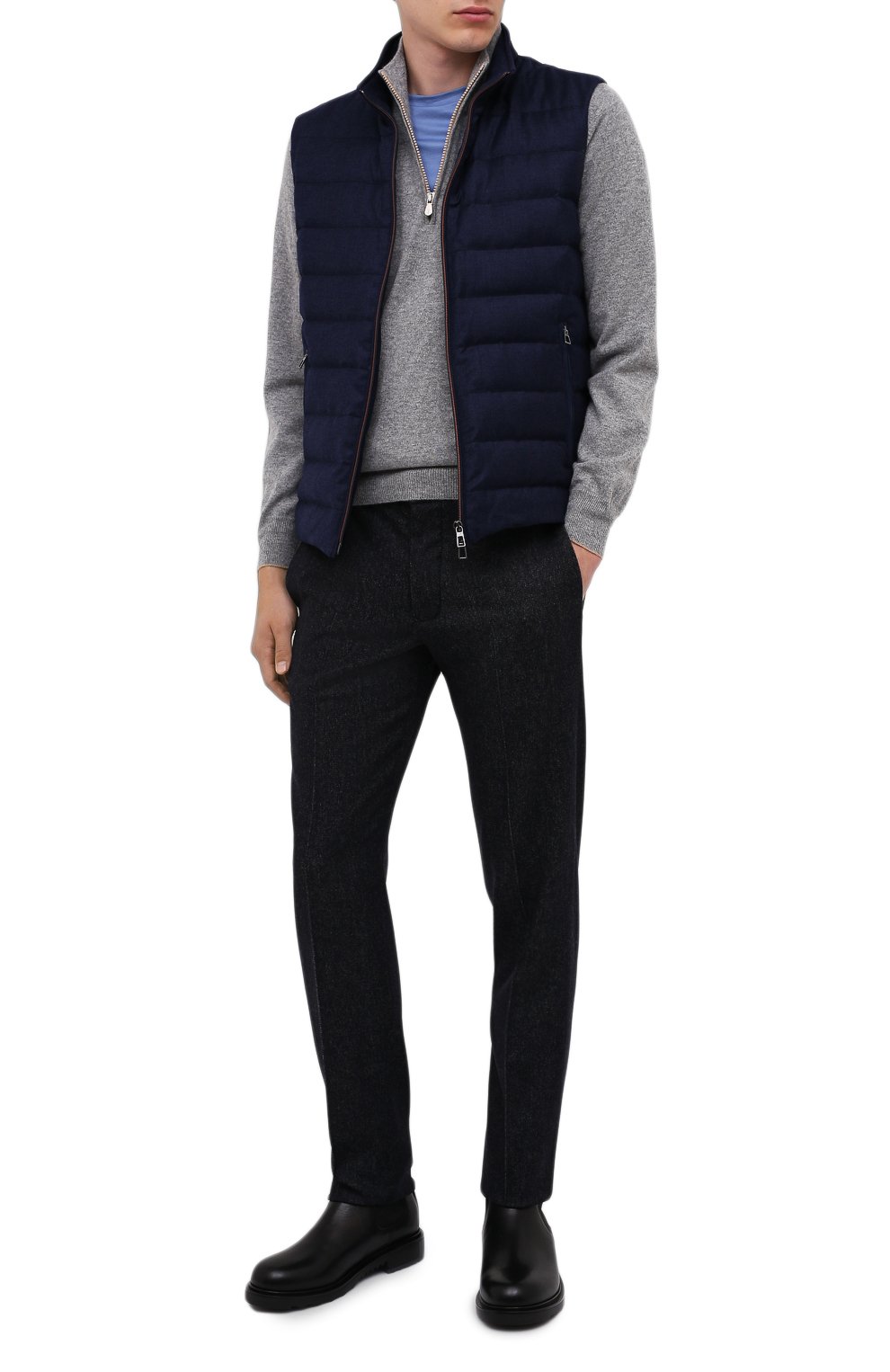 Кашемировый джемпер BRUNELLO CUCINELLI, арт. M2200124, фото 2