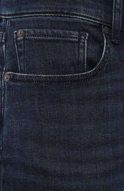 Джинсы standard 7 FOR ALL MANKIND темно-синего цвета по цене 30750 руб., арт. JSMNE050GL, фото 5 Джинсы standard 7 FOR ALL MANKIND, арт. JSMNE050GL, фото 5