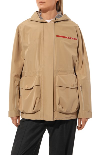 Куртка prada linea rossa PRADA бежевого цвета по цене 280000 руб., арт. 291768-1V94-F0065-201, фото 3 Куртка prada linea rossa PRADA, арт. 291768-1V94-F0065-201, фото 3