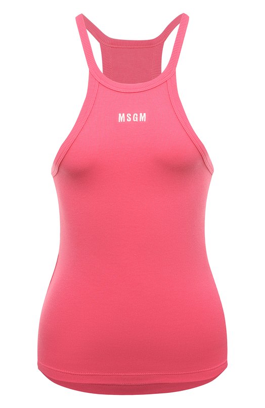 

Хлопковая майка MSGM, Розовый