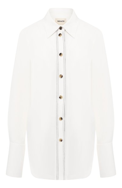 Рубашка с контрастными пуговицами KHAITE, арт. 2069401/W401, фото 1