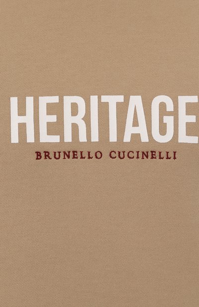 Хлопковое худи BRUNELLO CUCINELLI, арт. MW8369028G, фото 5