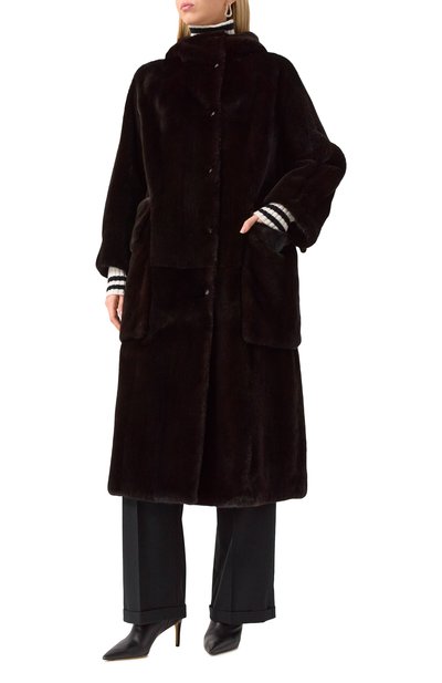 Шуба из меха норки COLOR TEMPERATURE, арт. Н-1/586, фото 4