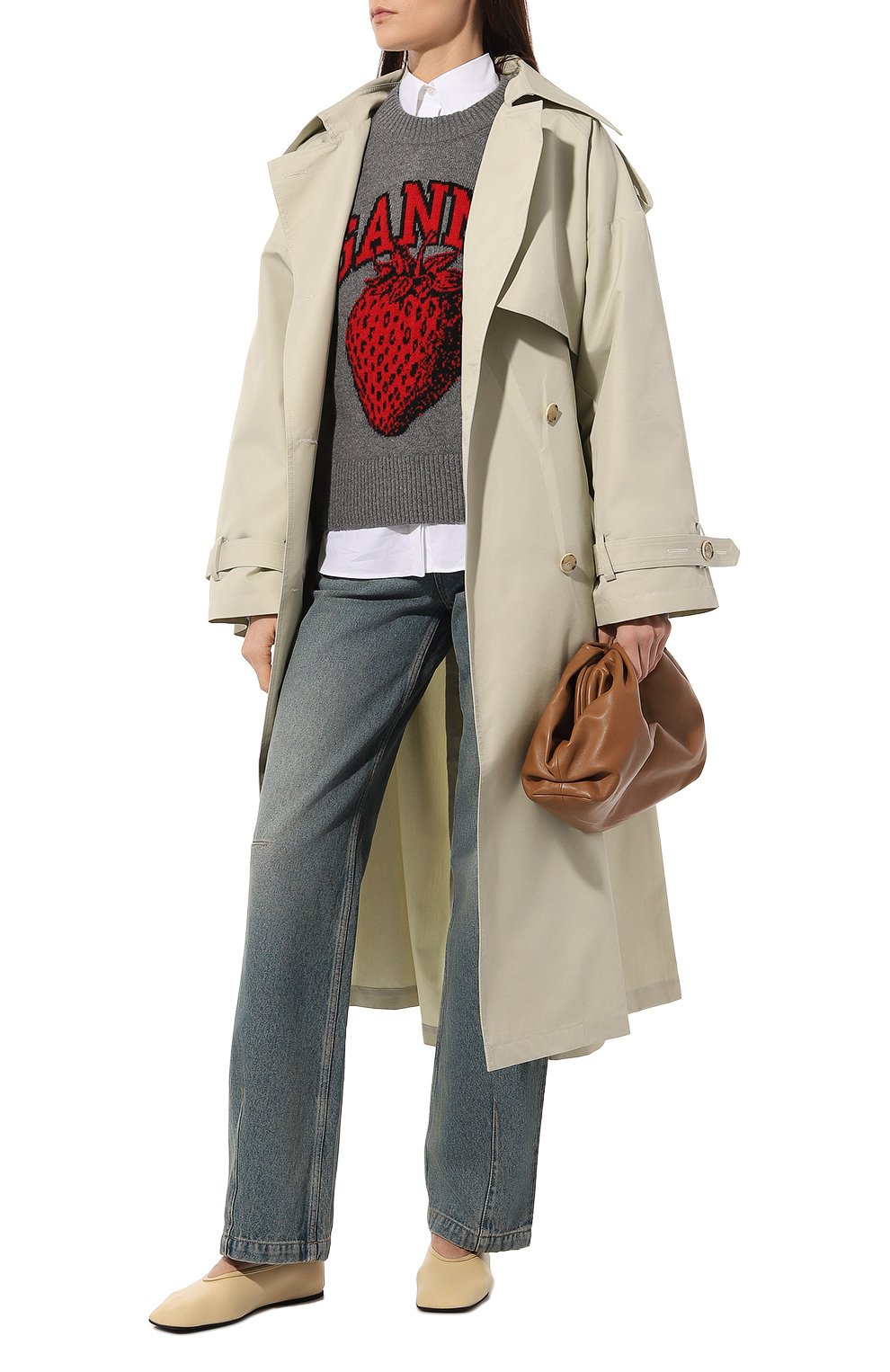 Шерстяной свитер GANNI, арт. K2090, фото 2