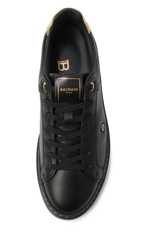 Кожаные кеды B-Court Balmain FN1VI752/LNSS Чёрный  FN1VI752/LNSS Фото 6