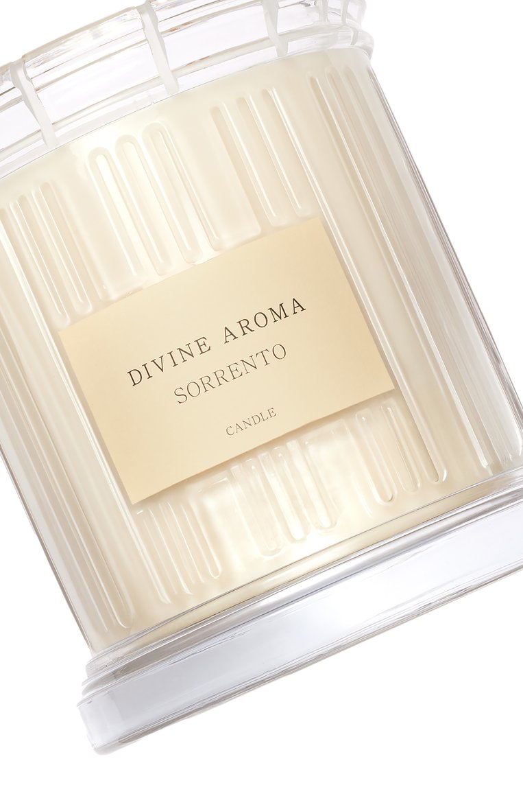 Свеча sorrento (1300ml) DIVINE AROMA бесцветного цвета, арт. 7930108506254 | Фото 2 (Региональные ограничения белый список (Axapta Mercury): Не проставлено; Нос: Не проставлено; Ограничения доставки: flammable, fragile-2)