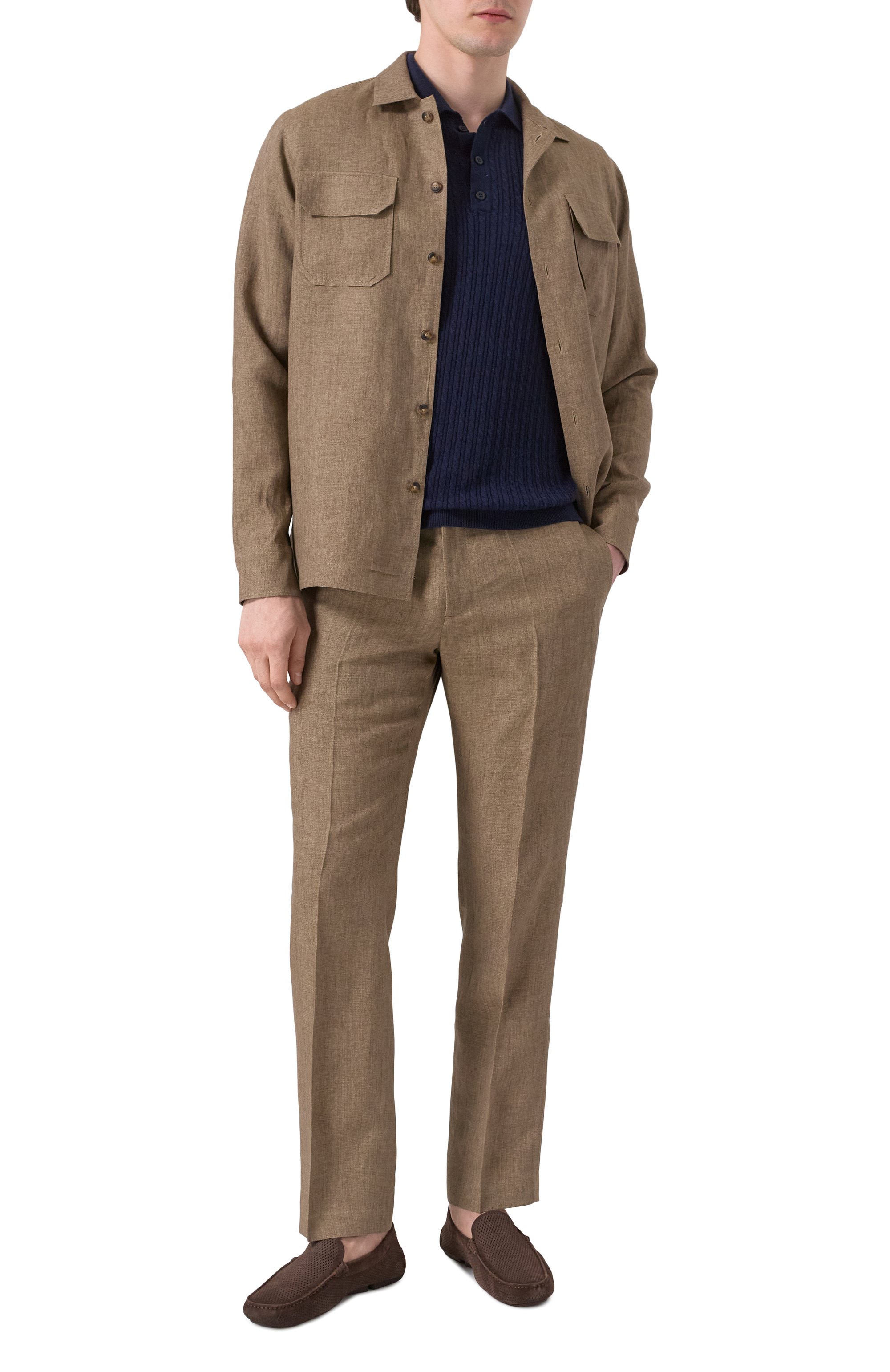 Поло из шерсти и шелка KITON, арт. UMM059805, фото 2