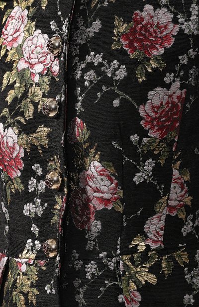 Приталенный жакет с вышитым принтом DOLCE & GABBANA, арт. F28JSZ/FJM9I, фото 5