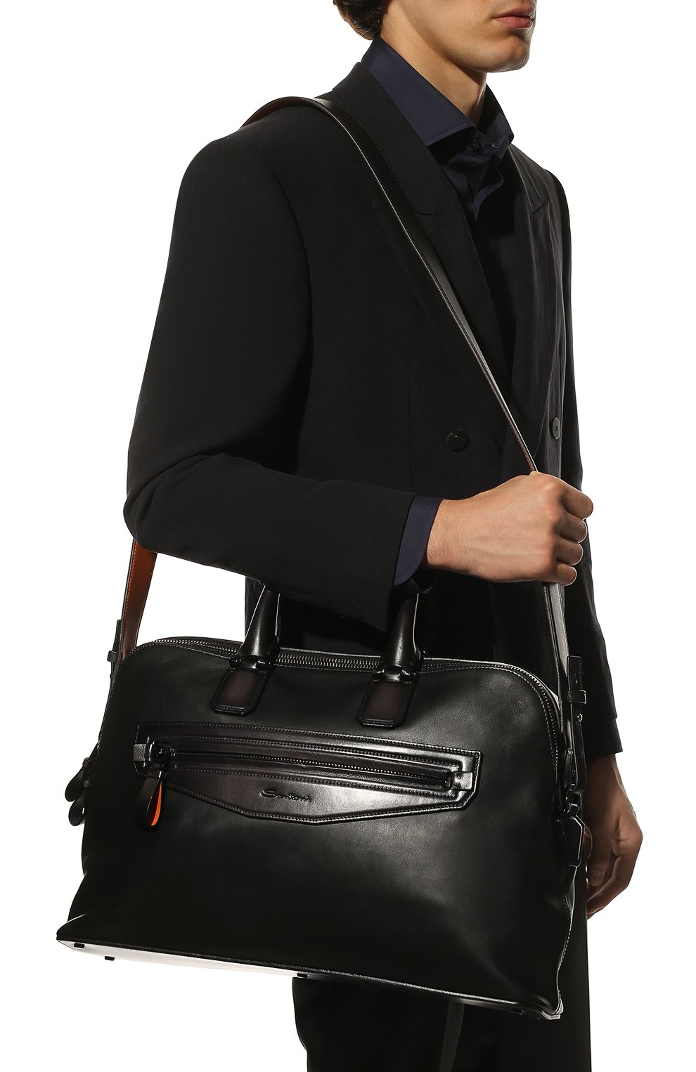 Кожаная сумка для ноутбука SANTONI, арт. UIBBA2275LI-GSP9N01, фото 2