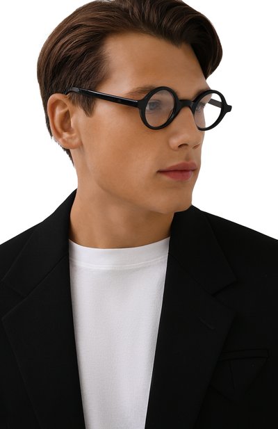 Оправа MOSCOT черного цвета по цене 36500 руб., арт. Z0LMAN 0200-01, фото 3 Оправа MOSCOT, арт. Z0LMAN 0200-01, фото 3