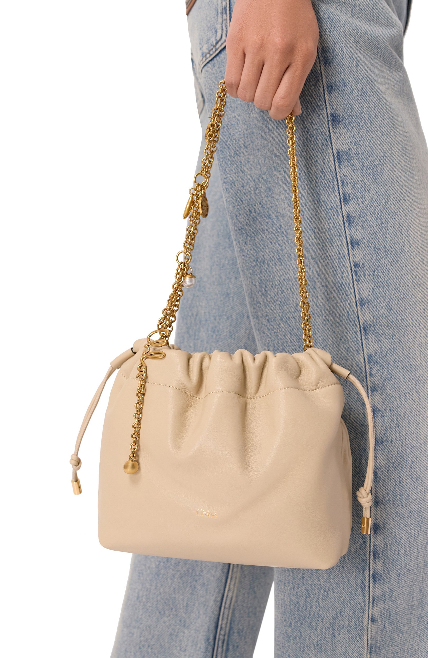 Сумка chloé icons CHLOÉ кремового цвета по цене 170000 руб., арт. CH26UP789R12, фото 2 Сумка chloé icons CHLOÉ, арт. CH26UP789R12, фото 2