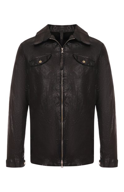 Мужская кожаная куртка NEVER ENOUGH, арт. MJL047