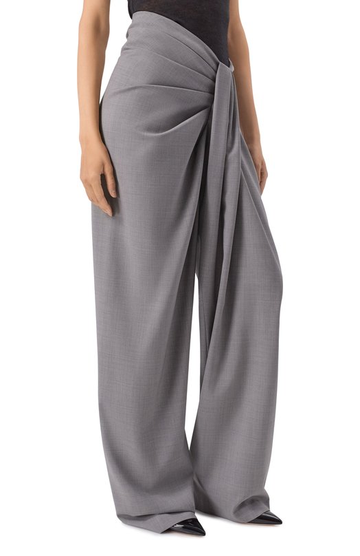 Шерстяные брюки Giuseppe di Morabito 06PSPA153 16327 Серый  06PSPA153 16327 Фото 3