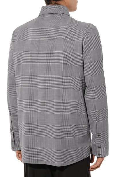 Шерстяная рубашка WHO_AM, арт. MS2-SV238-BLU, фото 4