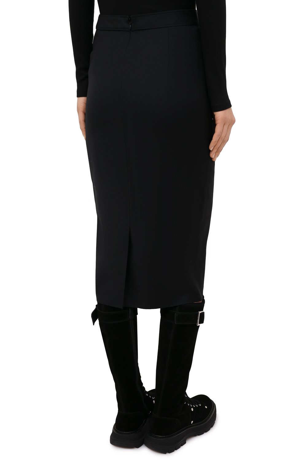 Шерстяная юбка VETEMENTS, арт. WE51SK900B 1202/BLACK, фото 4