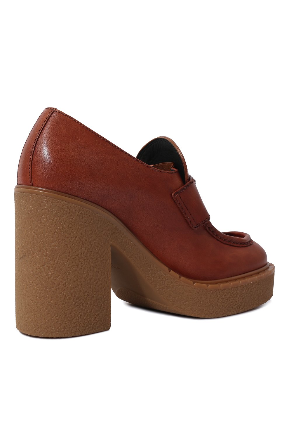 Кожаные туфли PRADA, арт. 1D365M-3F33-F0352-110, фото 5