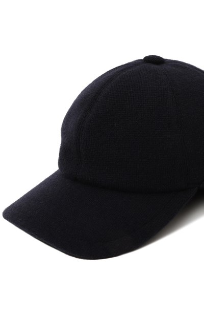 Кашемировая бейсболка ANDREA CAMPAGNA темно-синего цвета по цене 39600 руб., арт. AB-180CSPRSME-F100, фото 4 Кашемировая бейсболка ANDREA CAMPAGNA, арт. AB-180CSPRSME-F100, фото 4