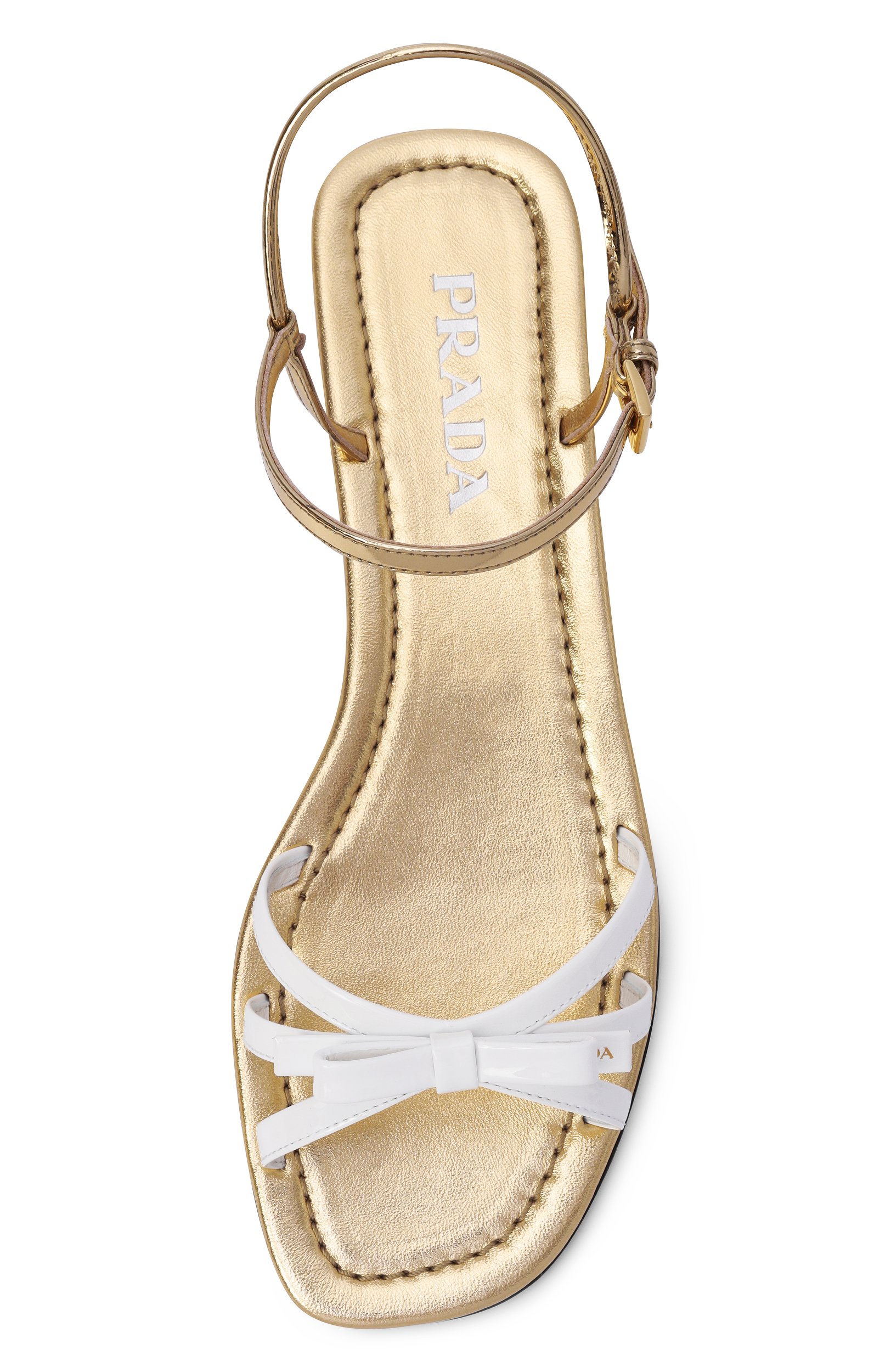 Кожаные сандалии PRADA, арт. 1X4100/2AB0, фото 6