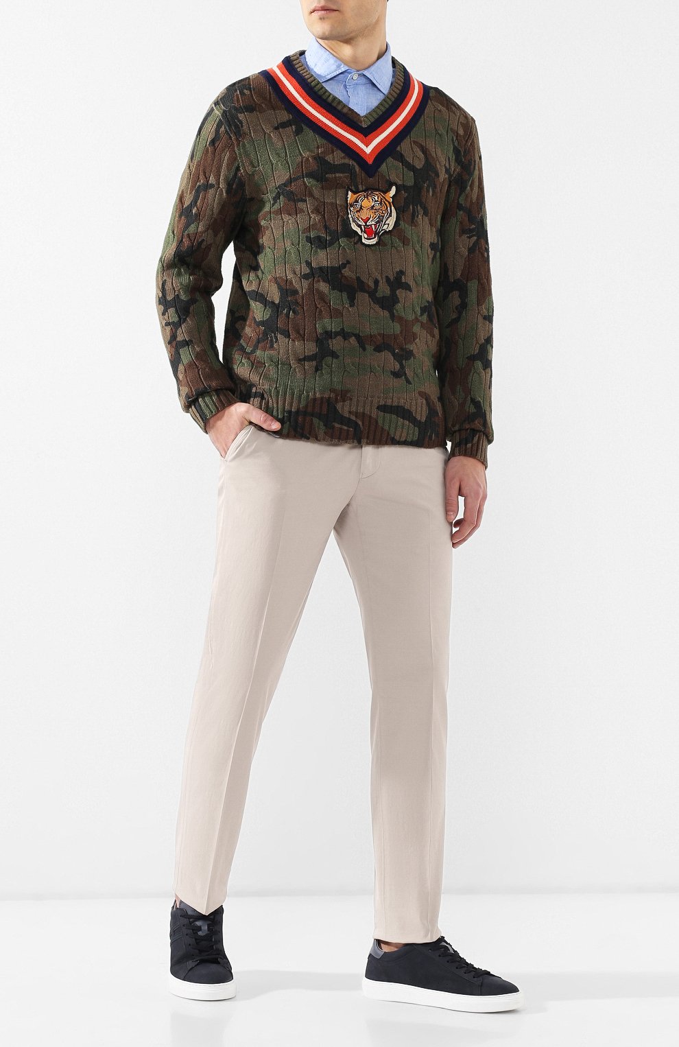 Льняная рубашка POLO RALPH LAUREN, арт. 710740806, фото 2