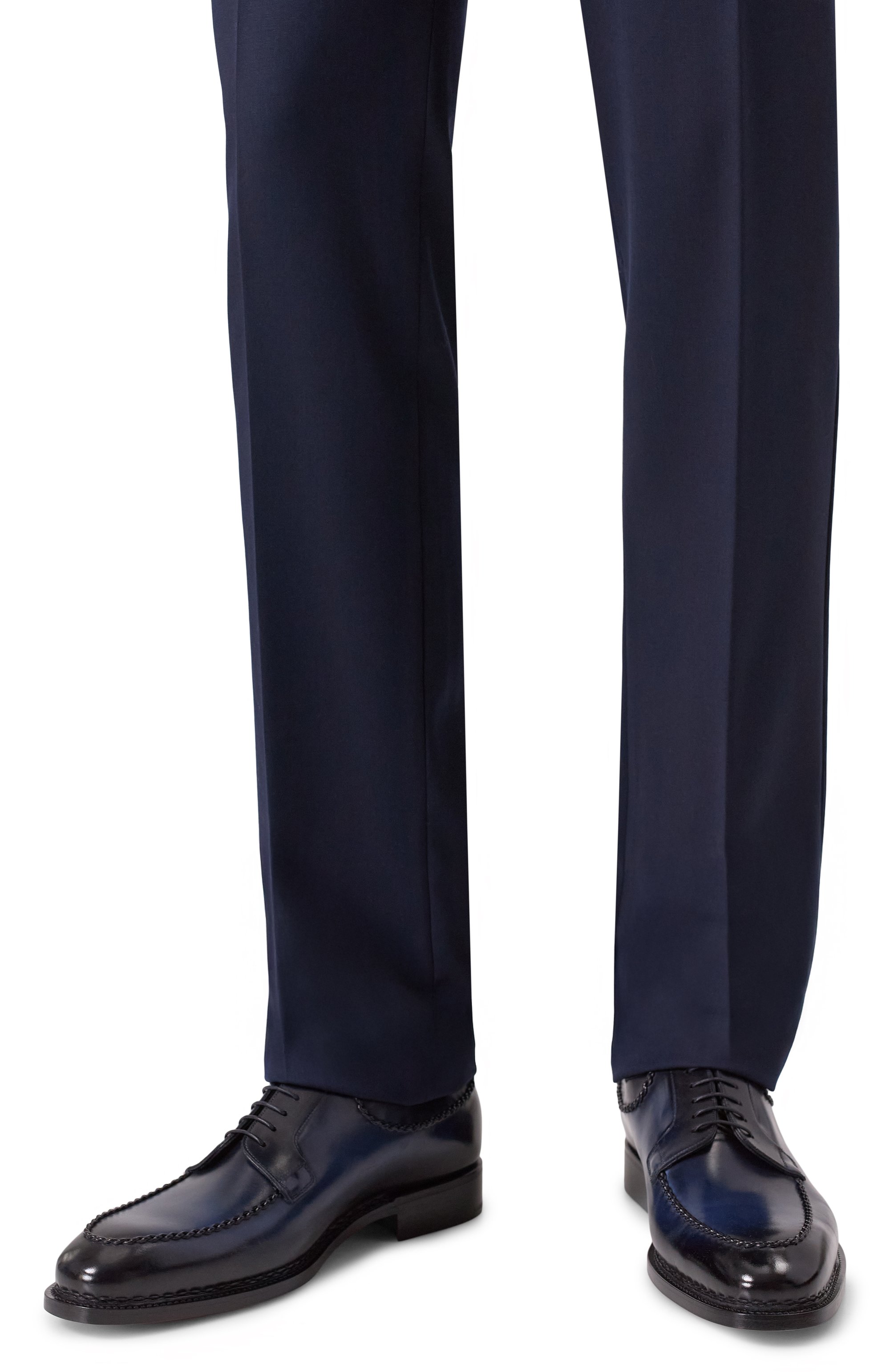 Кожаные дерби fortuna SANTONI, арт. MLAG19205ZB1HWVE, фото 3