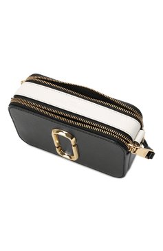 Женская сумка snapshot small MARC JACOBS (THE) черного цвета, арт. M0014146 | Фото 5 (Материал: Натуральная кожа; Ремень/цепочка: На ремешке; Сумки-технические: Сумки через плечо; Размер: small; Драгоценные камни: Проставлено; Материал сплава: Проставлено)