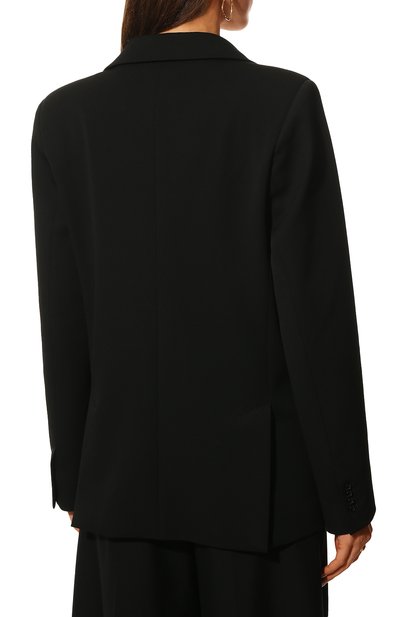 Жакет YULIAWAVE черного цвета по цене 35000 руб., арт. JT004/00057/SS21, фото 4 Жакет YULIAWAVE, арт. JT004/00057/SS21, фото 4