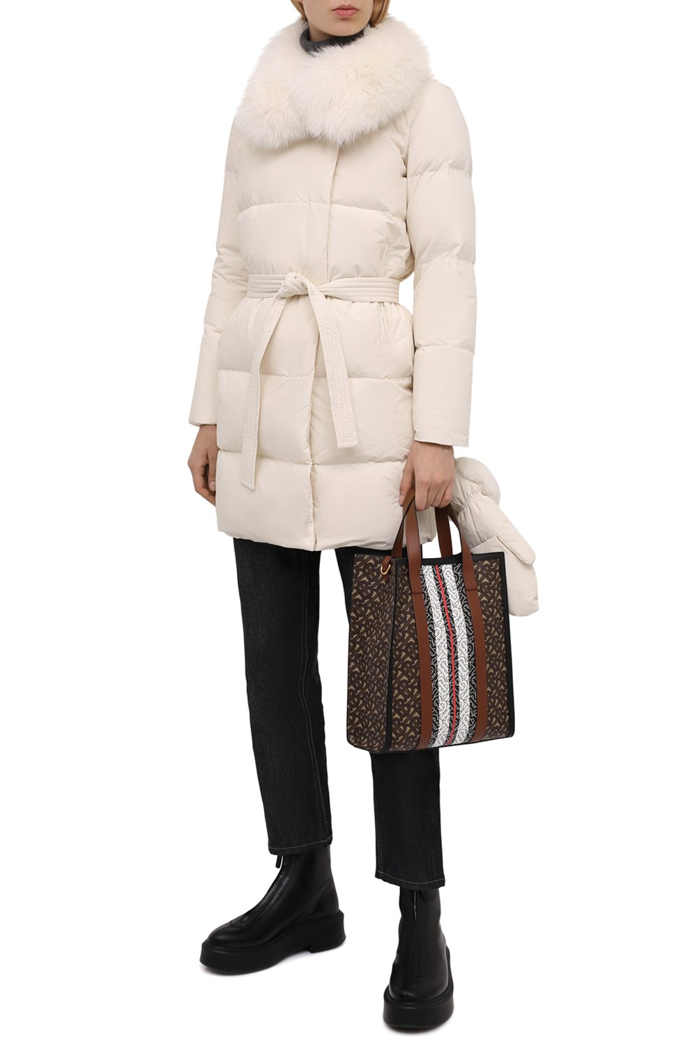 Пуховик с варежками YVES SALOMON, арт. 21WYM01890D0XW, фото 2