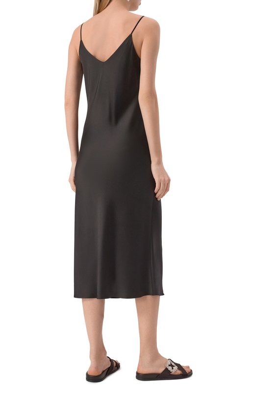 Атласное платье Noble&Brulee NB04/020624/2560 Чёрный  NB04/020624/2560 Фото 4