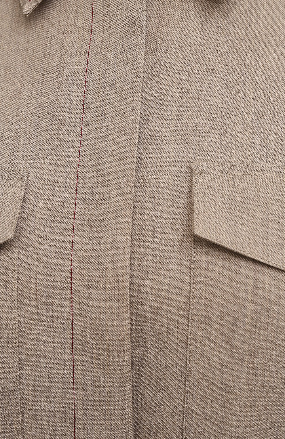 Шерстяная рубашка JIL SANDER, арт. JSPS601005-WS202600, фото 5