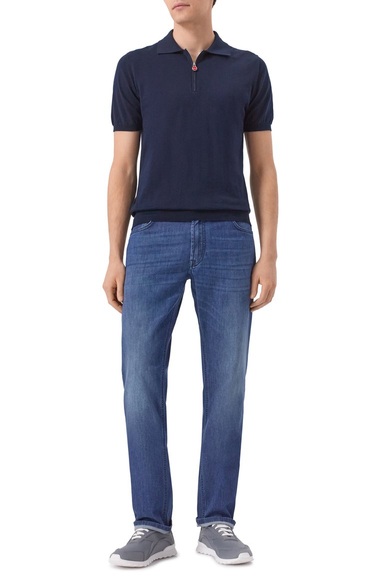 Текстильные кроссовки ea KITON, арт. USSA117N01063, фото 1