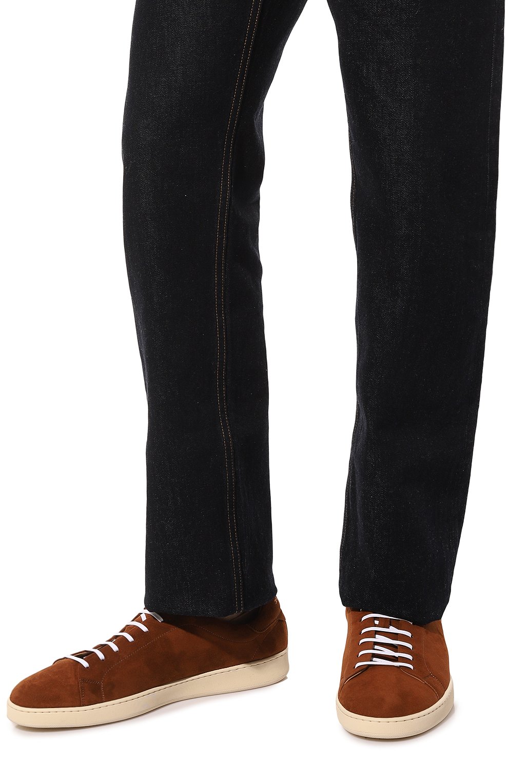 Замшевые кеды KITON, арт. USSTEN2NX0021, фото 3