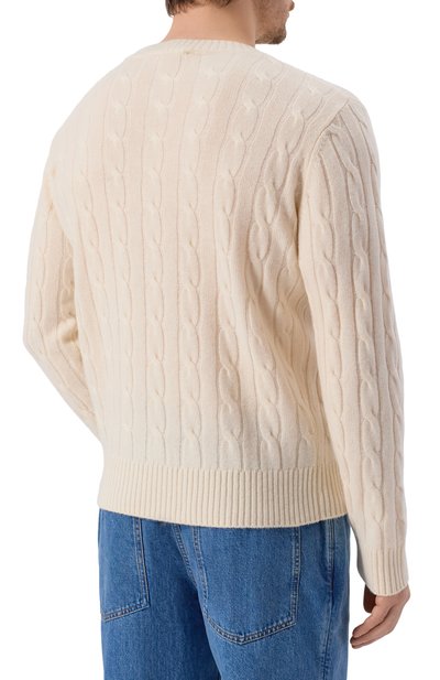 Свитер из кашемира и шерсти SPORTY AND RICH, арт. WS08765302WH37, фото 4