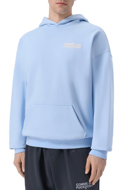 Хлопковое худи COMME DES FUCKDOWN, арт. CFABM01933, фото 3