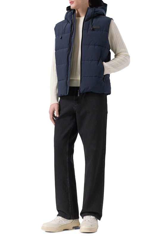 Утепленный жилет Dirk Bikkembergs BMG0990 Синий  BMG0990 Фото 2