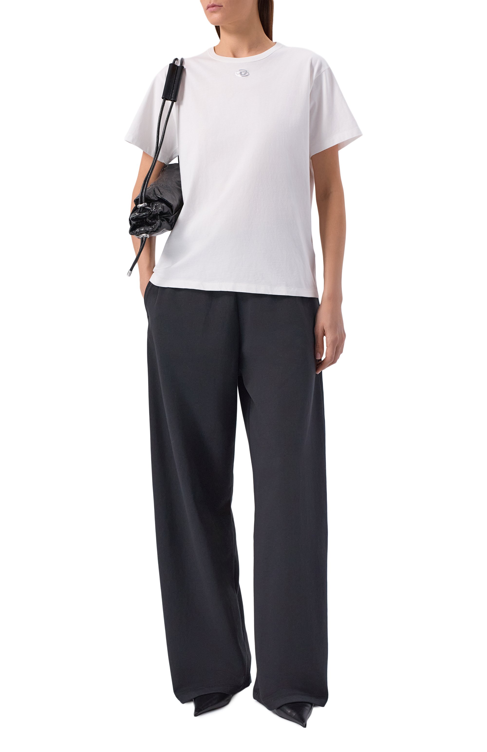 Хлопковая футболка DIESEL, арт. A20399/0JMBB, фото 2