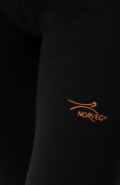 Шерстяные легинсы NORVEG черного цвета по цене 4180 руб., арт. 3L003RU, фото 5 Шерстяные легинсы NORVEG, арт. 3L003RU, фото 5