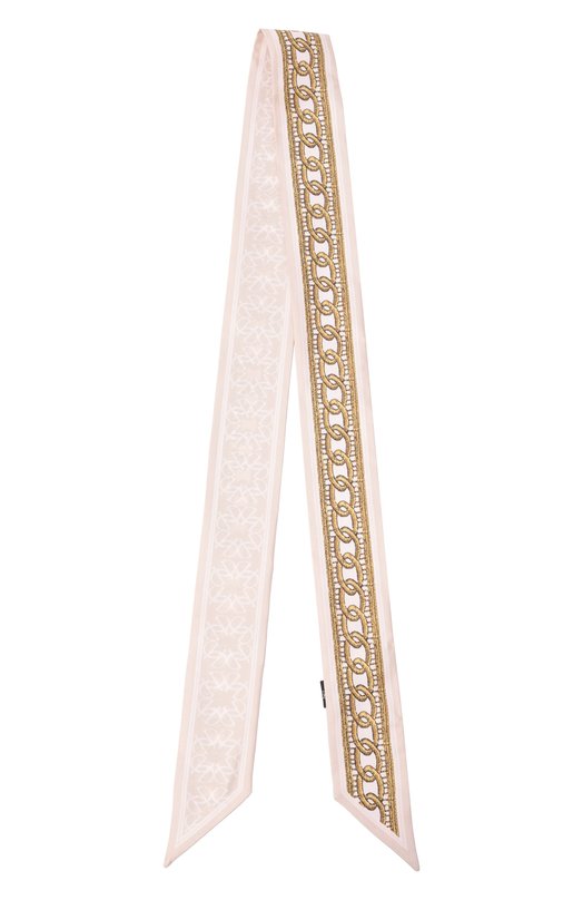 Шелковый шарф-твилли Elie Saab 710009405 Розовый  710009405 Фото 3